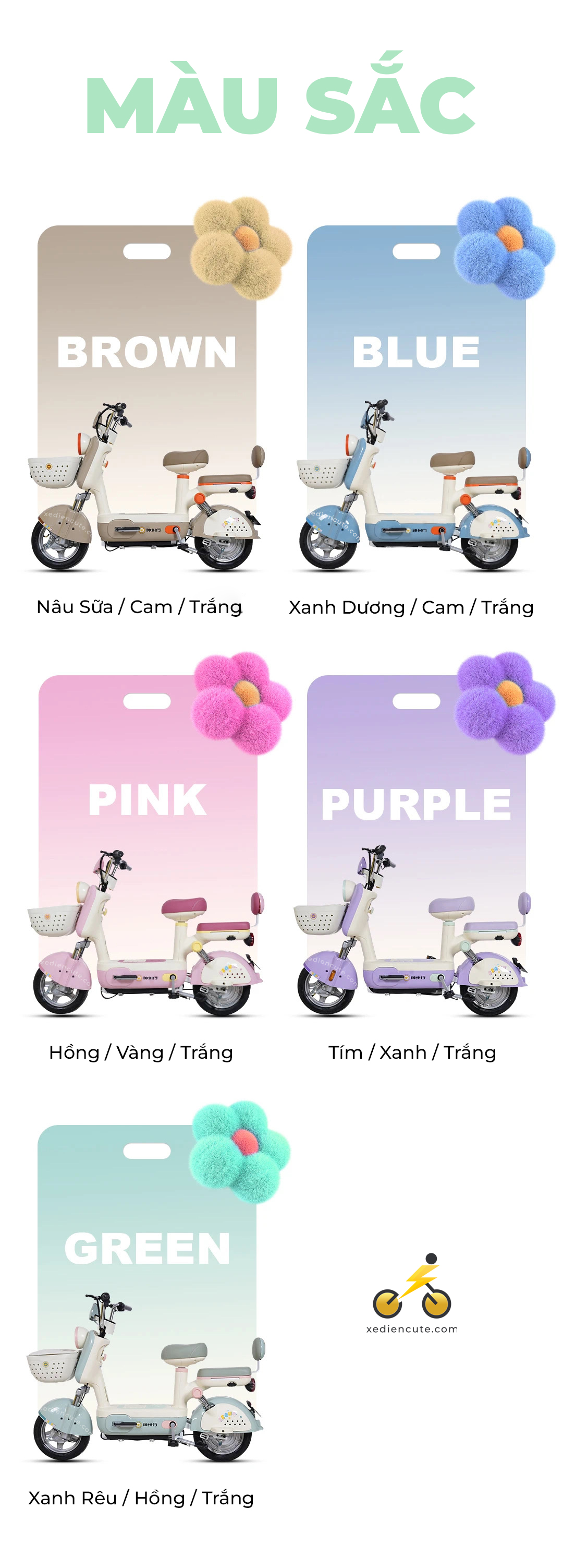 Xe Điện Cute | Cửa hàng xe đạp điện Cà Mau